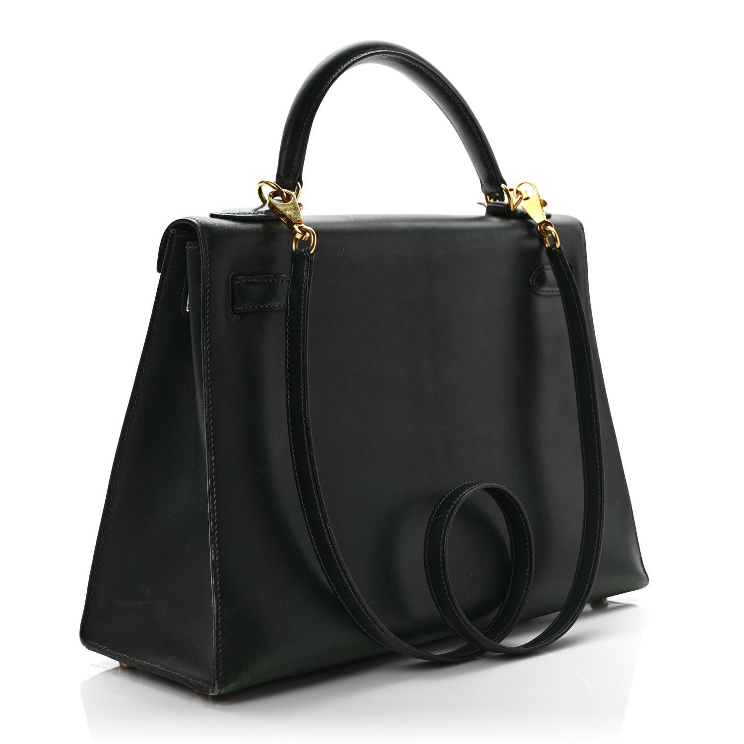 Hermes Box Kelly Sellier 32 Vert Fonce 4 of 13