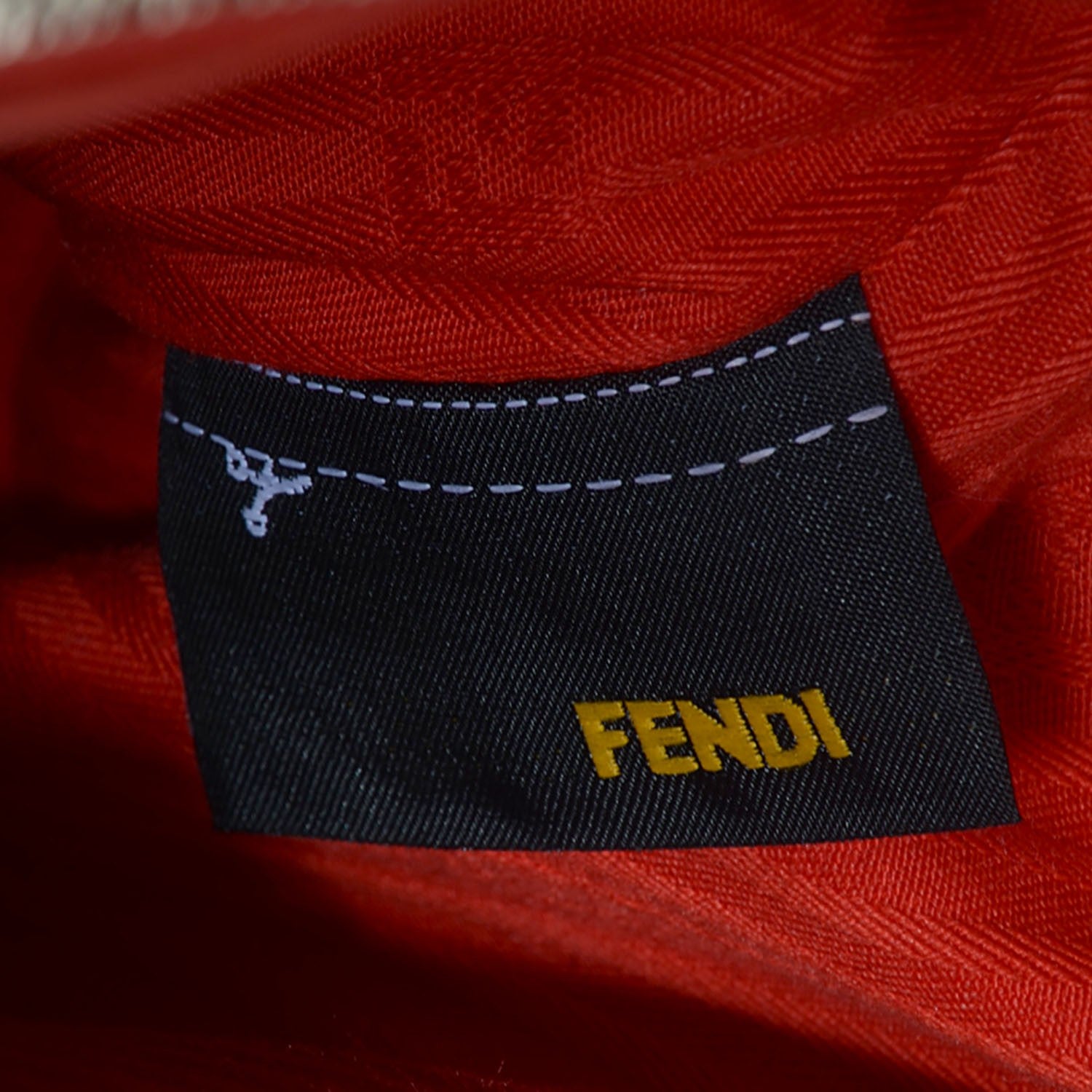 Fendi Vitello Elite Petite 2Jours Tote Orzo Papavero 10 of 12