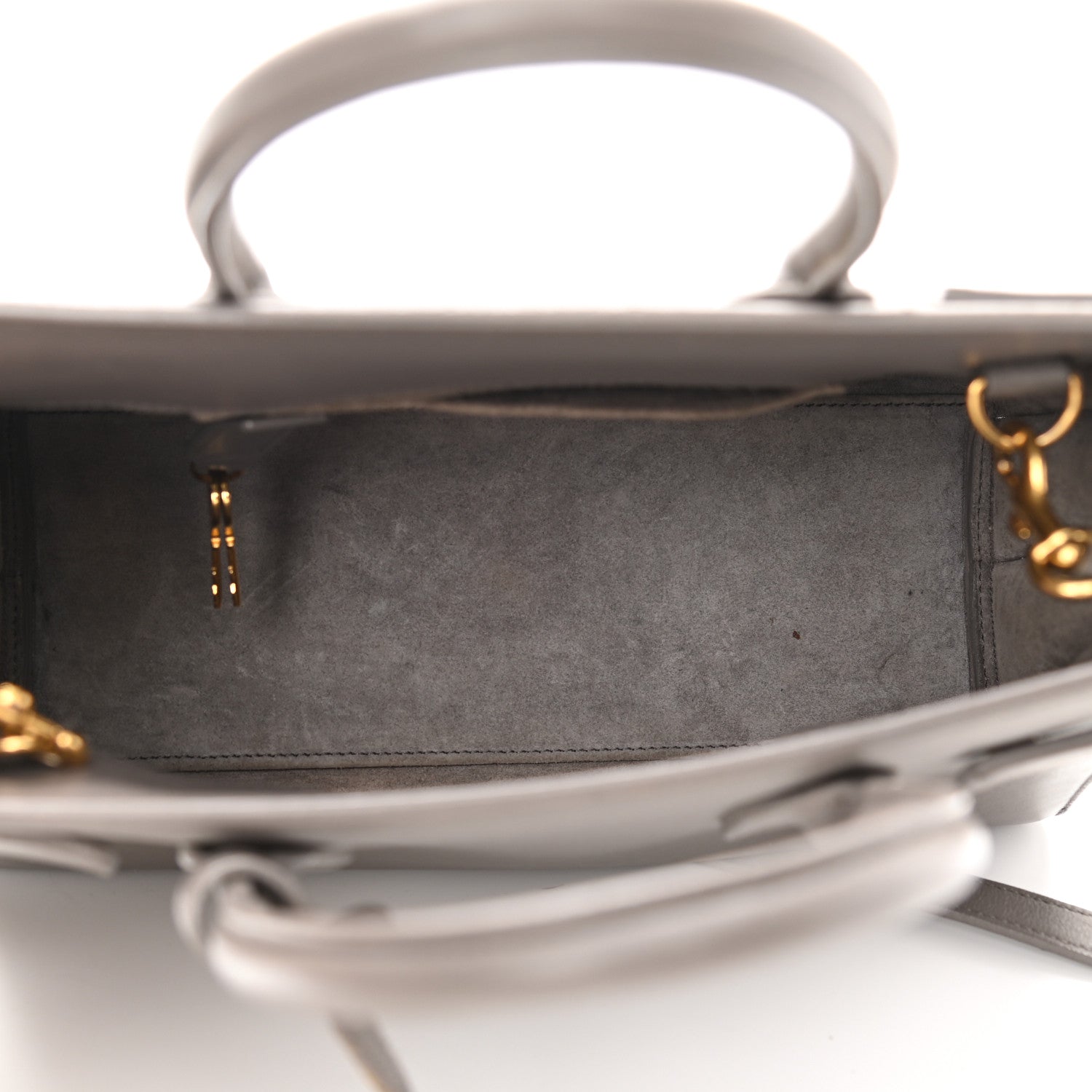 Saint Laurent Calfskin Baby Sac de Jour Fog 5 of 13