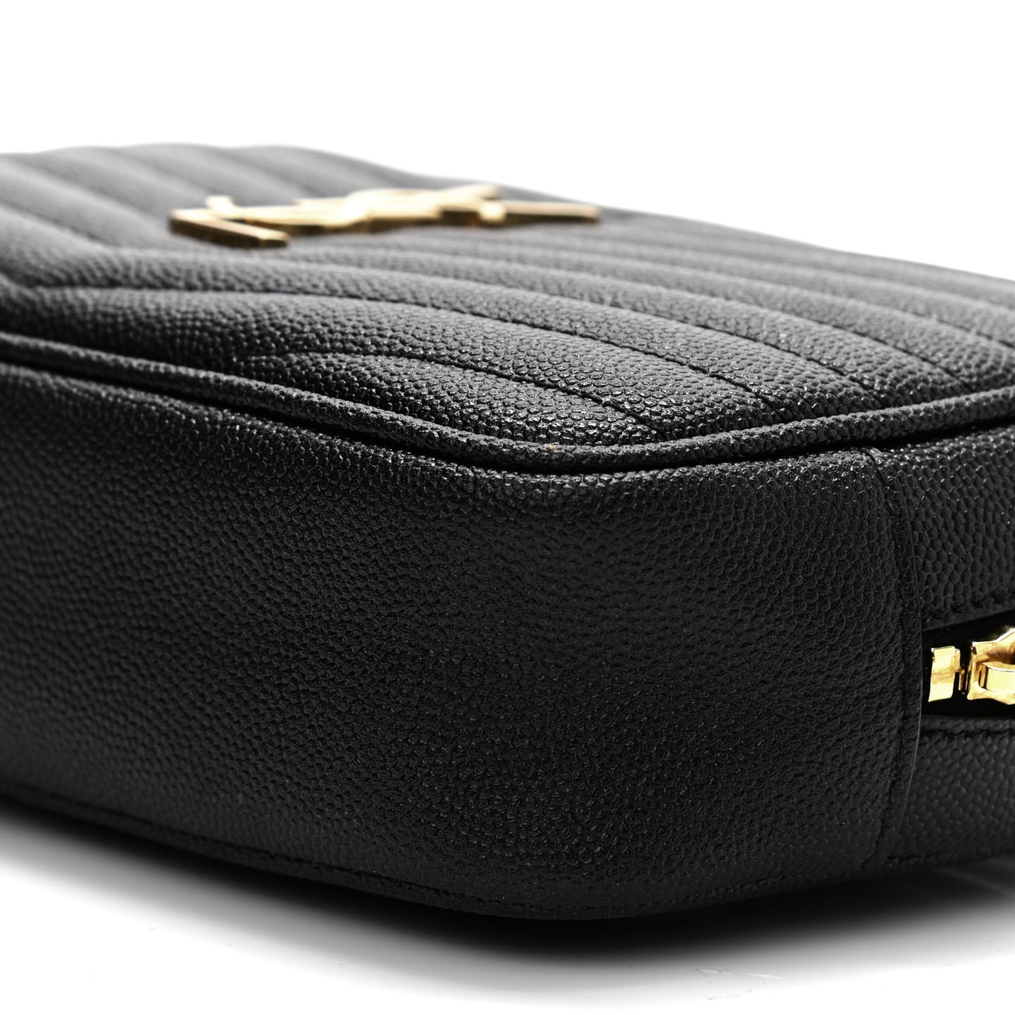Grain De Poudre Matelasse Monogram Mini Lou Camera Bag Black