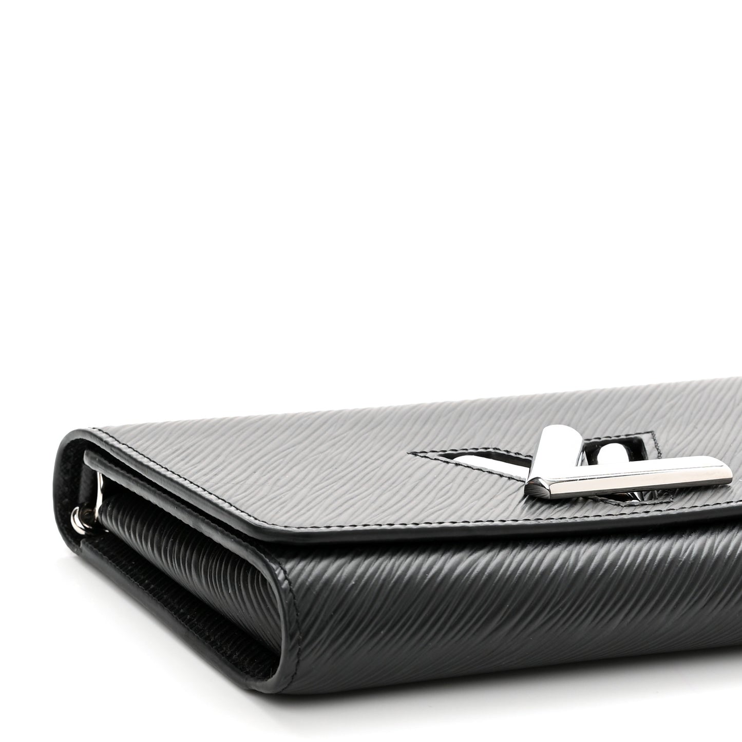Epi Twist Chain Wallet Black
