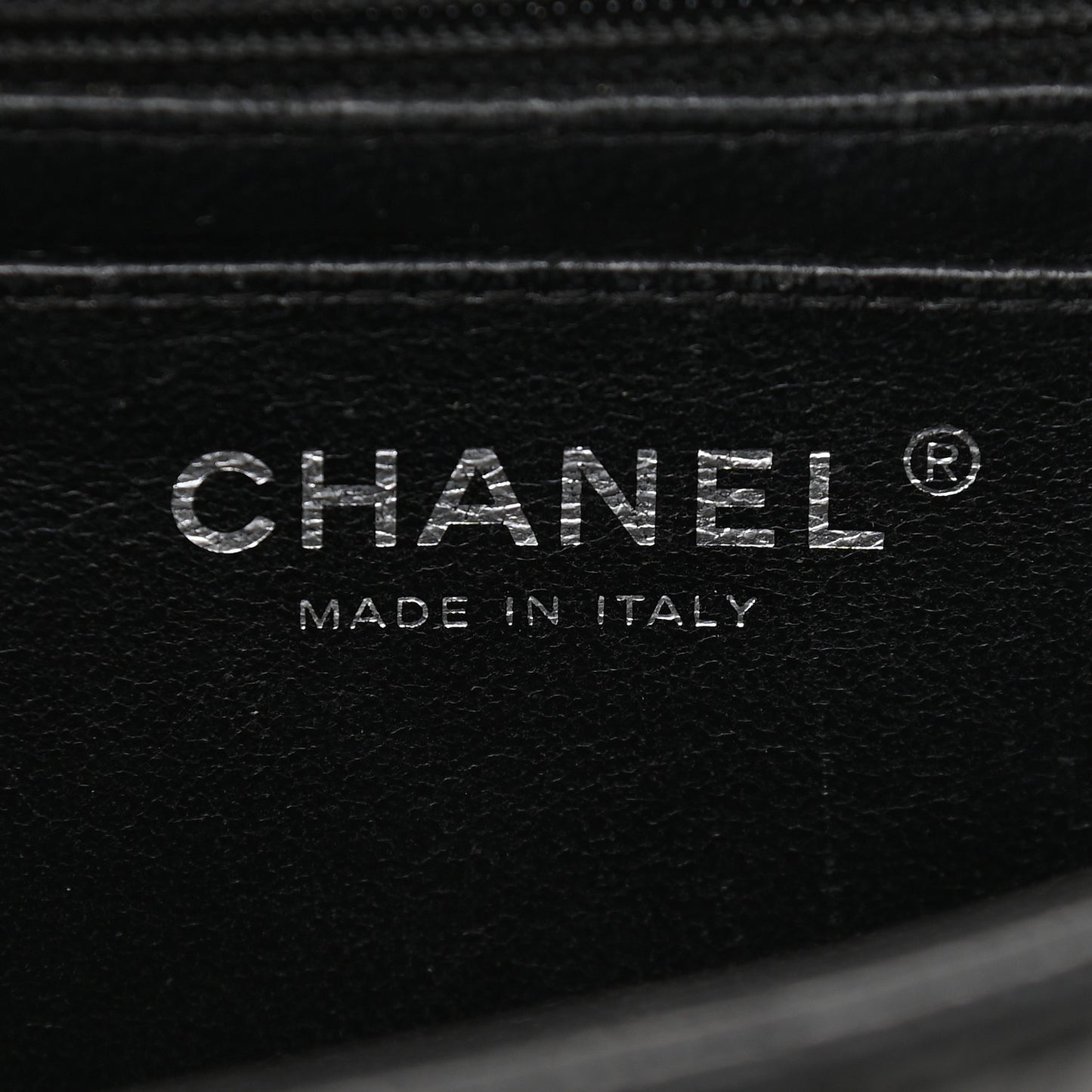 Caviar Quilted Mini Square Flap Black
