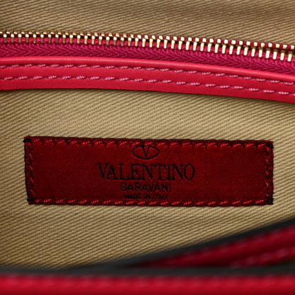 Valentino Garavani Vitello Rockstud Shoulder Tote Pop Fuxia 8 of 13