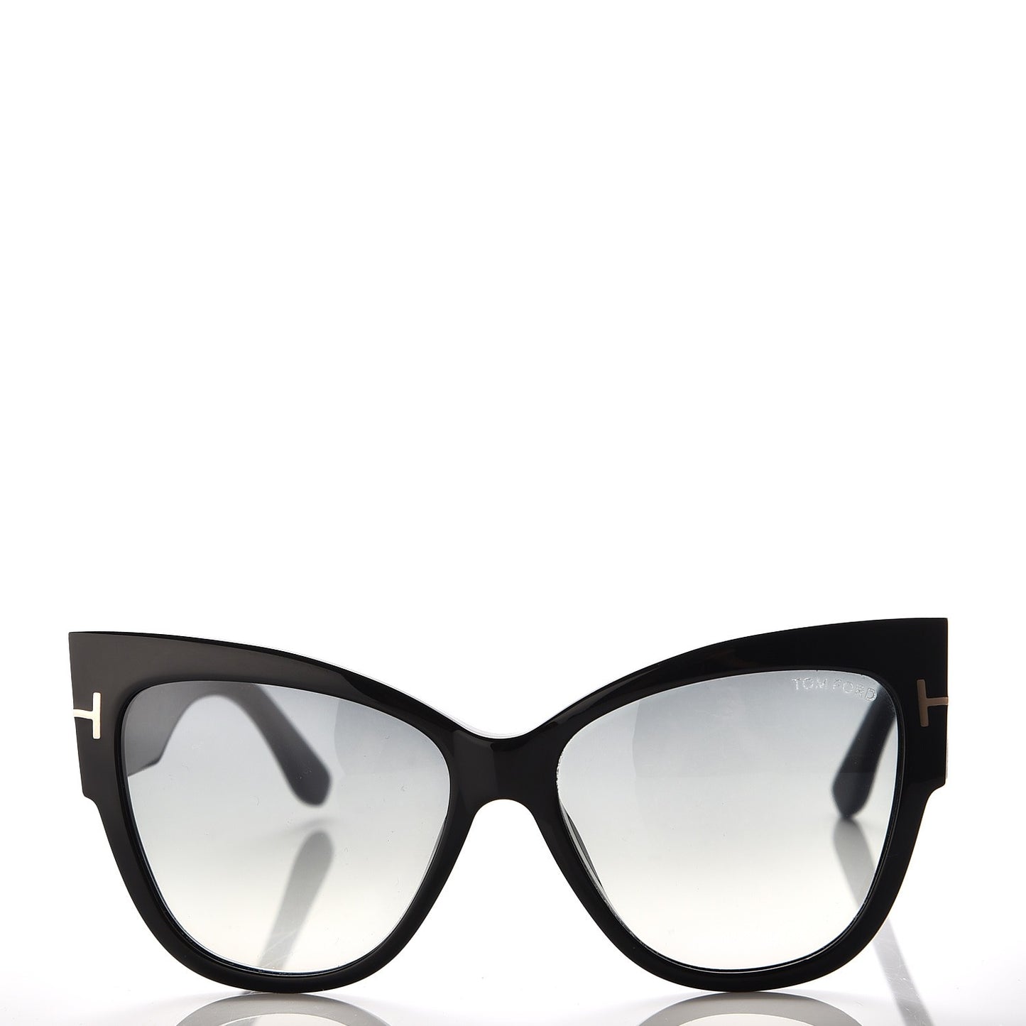 Acetate Anoushka Cat Eye Sunglasses TF371 Black