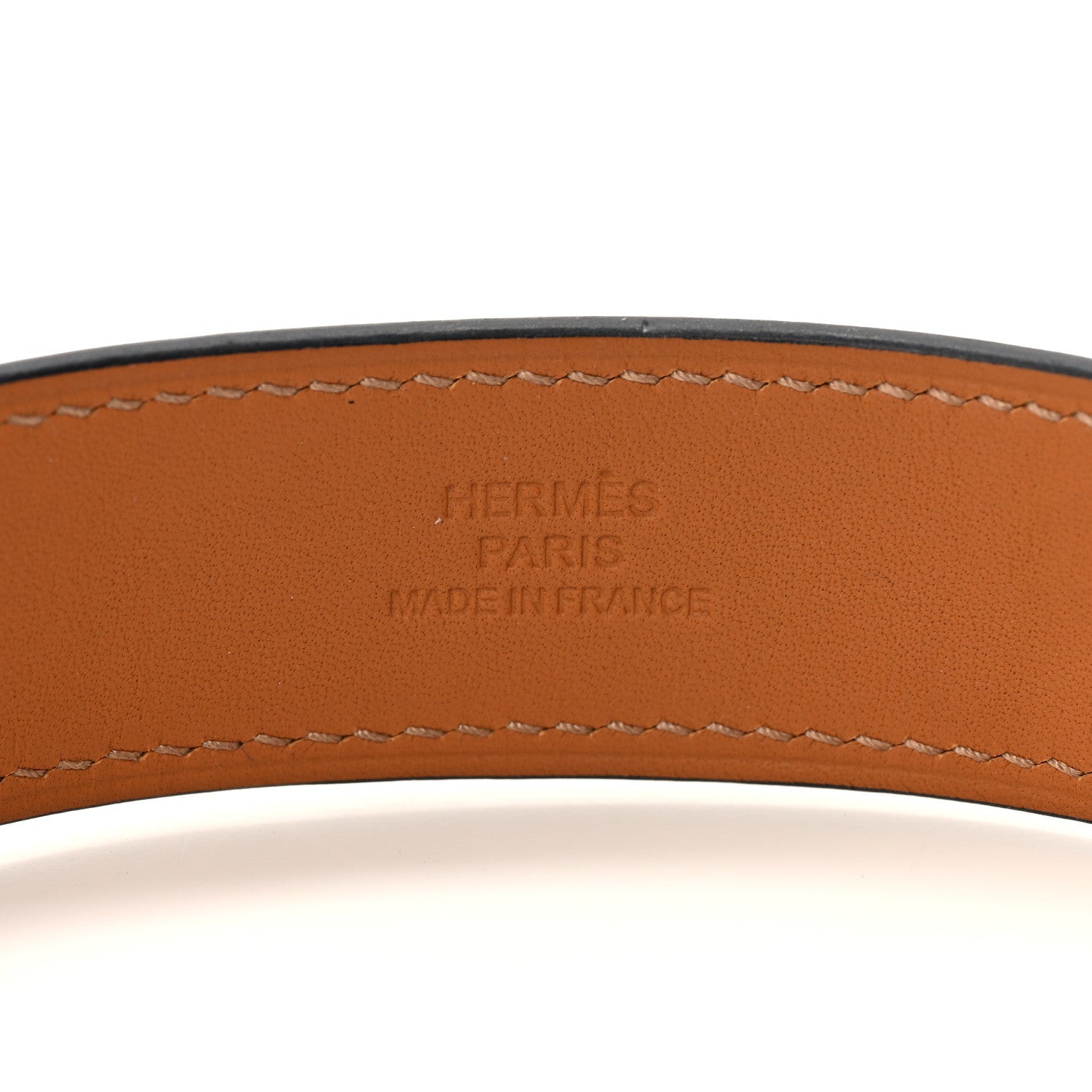 Hermes Swift Metal Gourmette Equestre Double Tour Bracelet T2 Black 4 of 7
