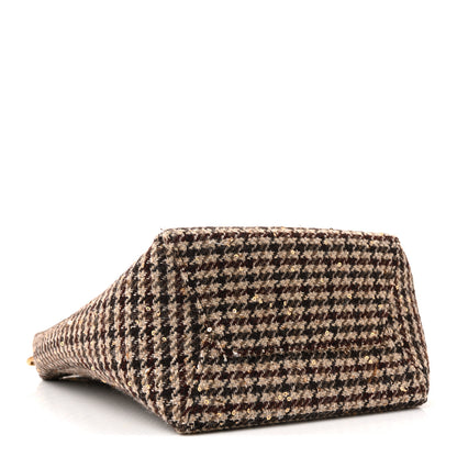 Celine Tweed Small Sangle Bucket Bag Beige 9 of 34