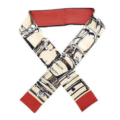 Louis Vuitton Silk Monogram Trunks Bandeau Brown 1 of 5