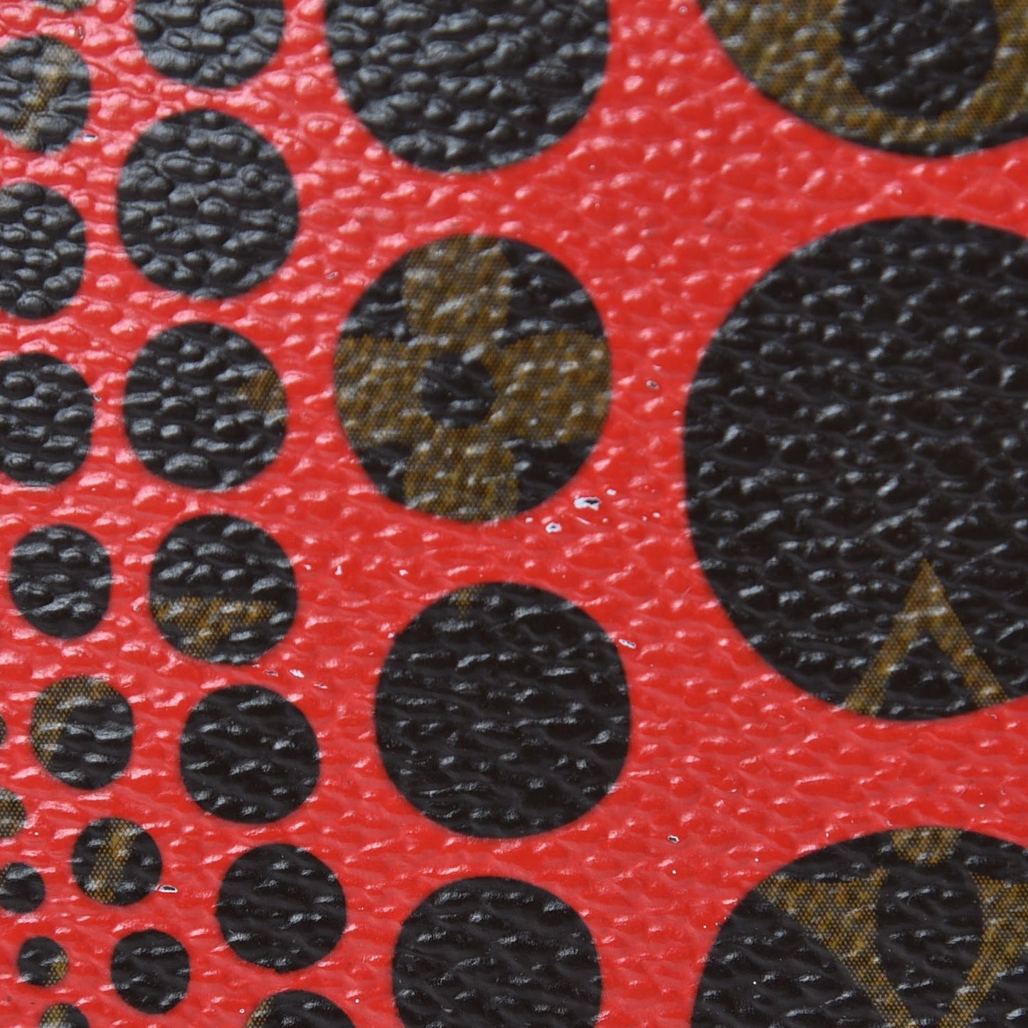 Monogram Kusama Pumpkin Dots Cosmetic Pouch Red