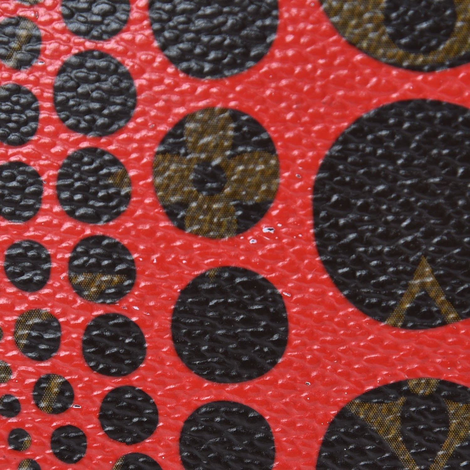 Louis Vuitton Monogram Kusama Pumpkin Dots Cosmetic Pouch Red 9 of 11