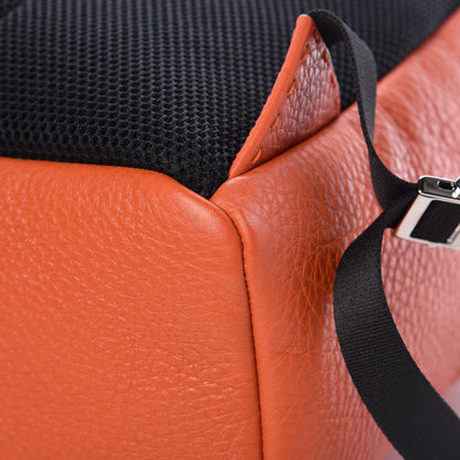 Fendi Cuoio Romano Selleria Backpack Orange 10 of 11