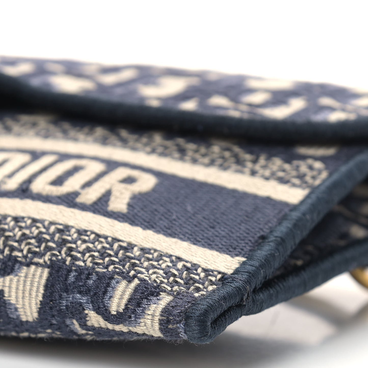 Oblique Slim Saddle Pouch Blue