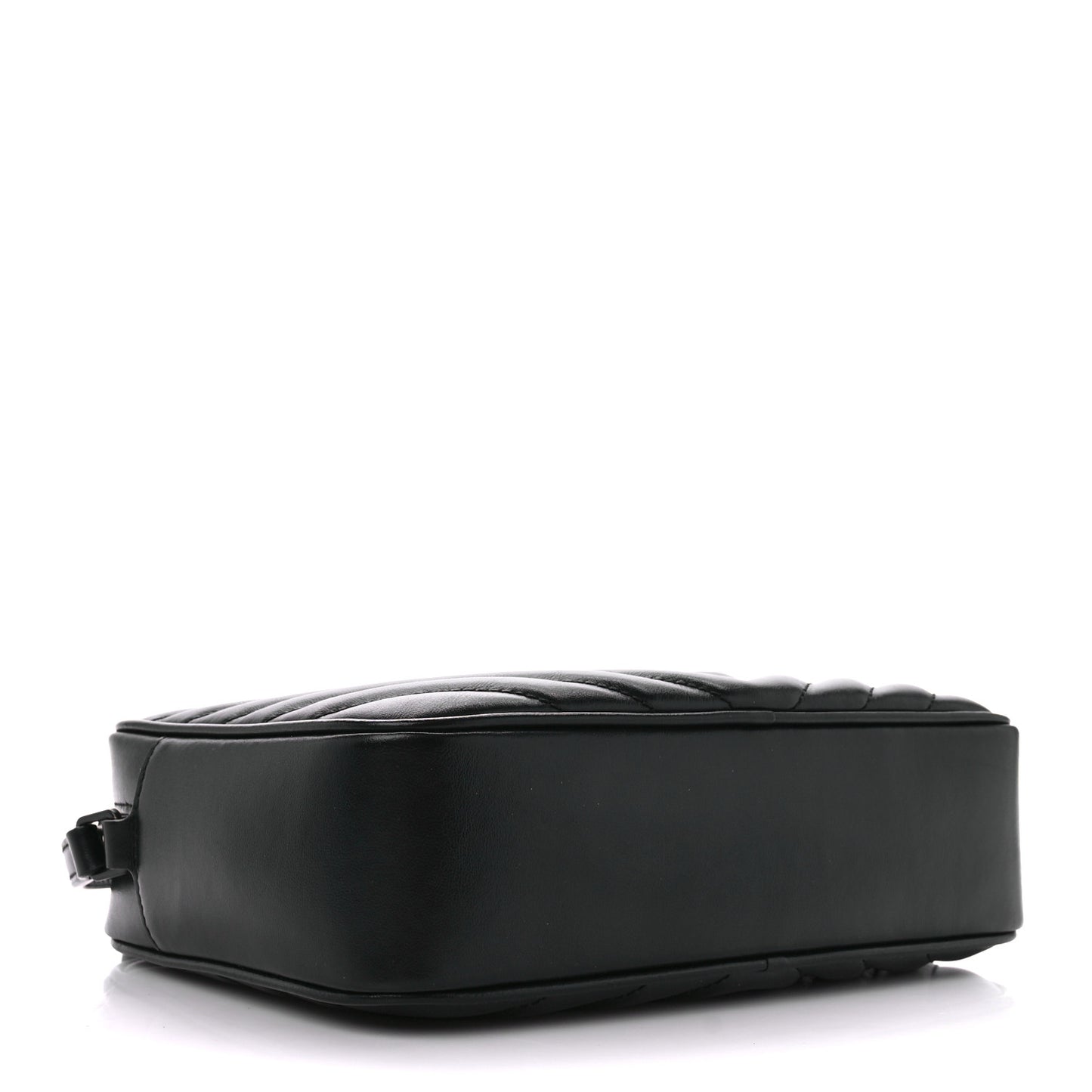 Calfskin Matelasse Monogram Monochrome Lou Camera Bag Black