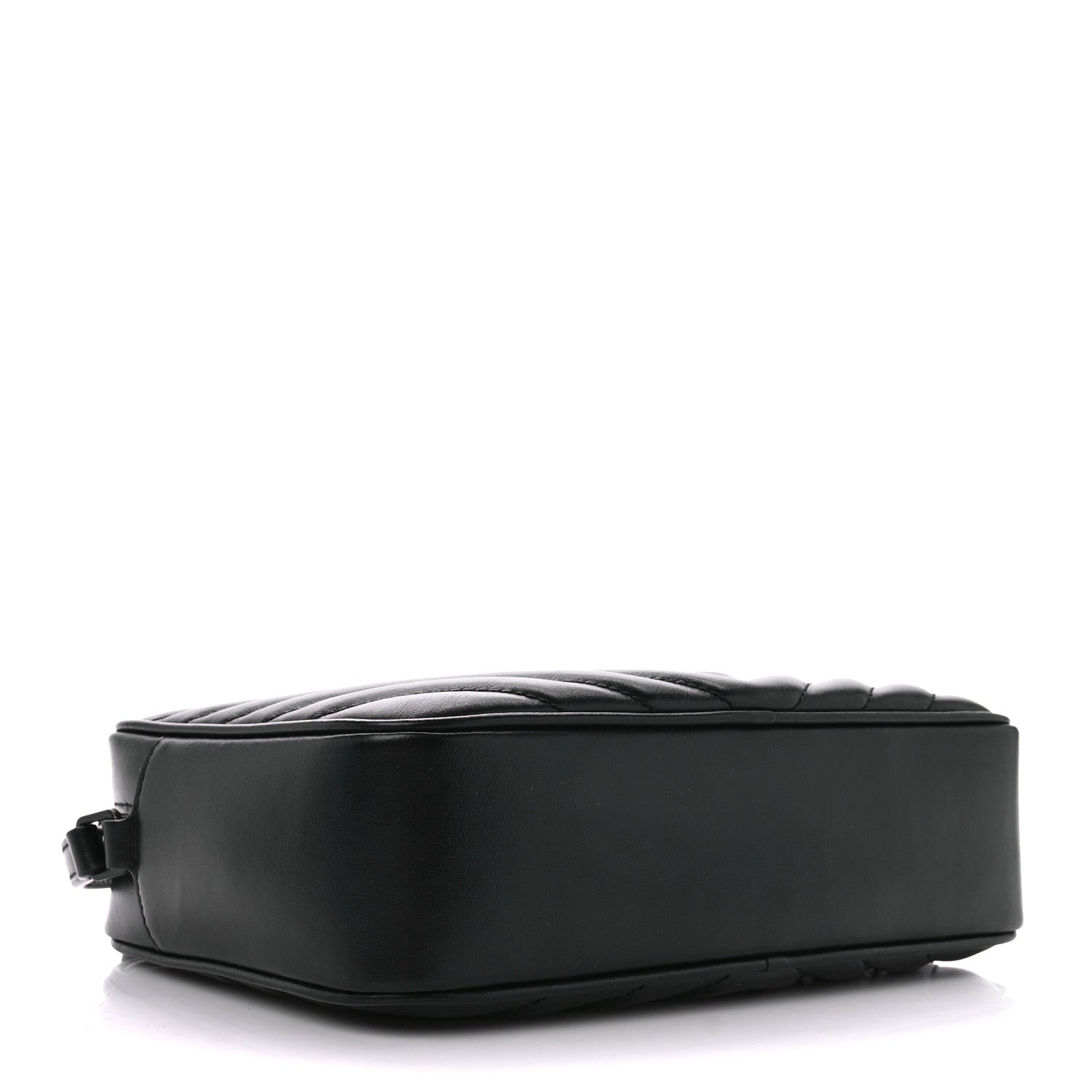 Saint Laurent Calfskin Matelasse Monogram Monochrome Lou Camera Bag Black 4 of 11
