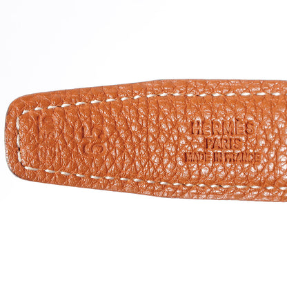 Hermes Box Togo Reversible Polished Constance 18mm H Belt 65 Noir Gold 4 of 5