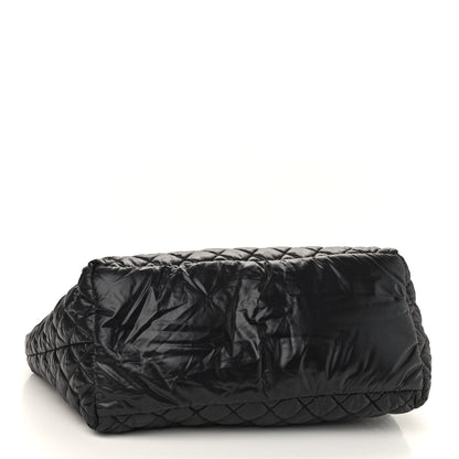 Chanel Nylon Quilted Large Coco Cocoon Tote Black 4 of 9