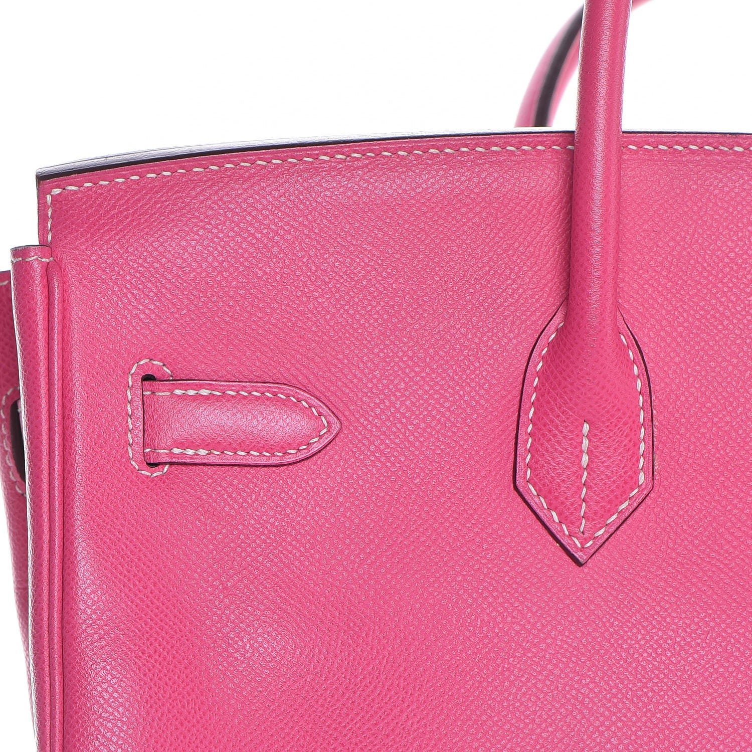 Hermes Epsom Candy Birkin 35 Rose Tyrien Rubis 32 of 46