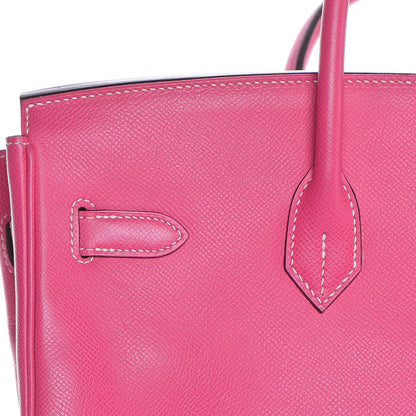 Hermes Epsom Candy Birkin 35 Rose Tyrien Rubis 32 of 46