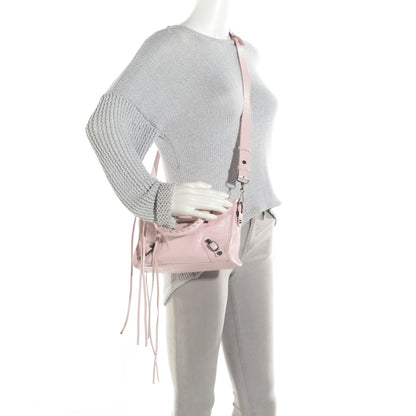 Balenciaga Agneau Classic Hardware Mini City Rose Poudre Rose Petunia 2 of 8