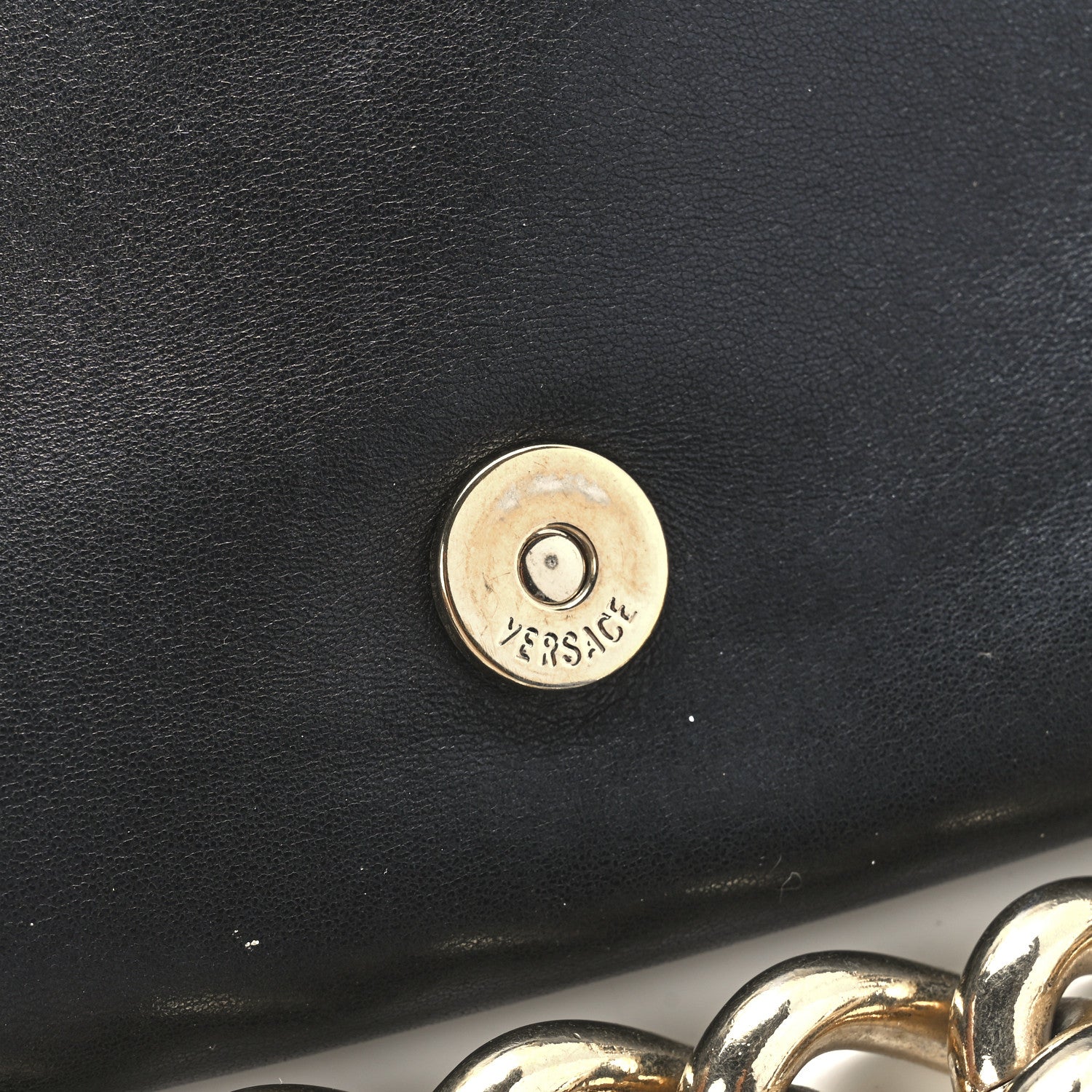 Versace Nappa Palazzo Sultan Shoulder Bag Black 15 of 20