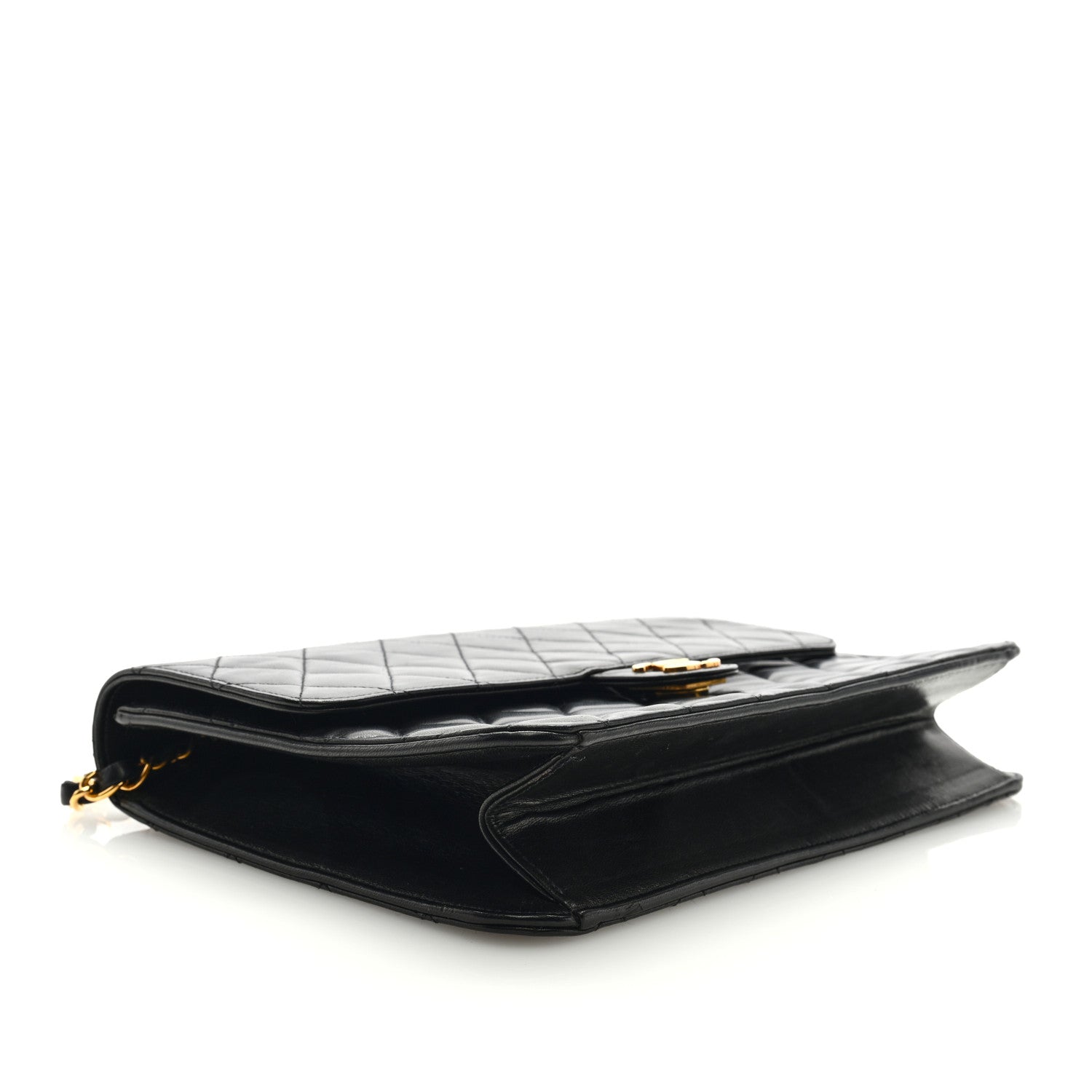 Chanel Lambskin Quilted Small Single Flap Black 4 of 9