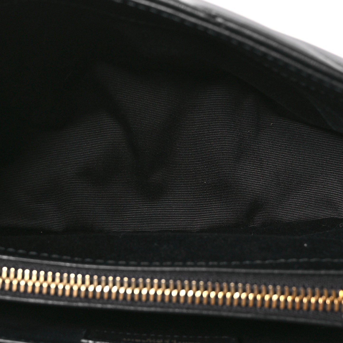 Calfskin Y Quilted Monogram Small Loulou Chain Satchel Black