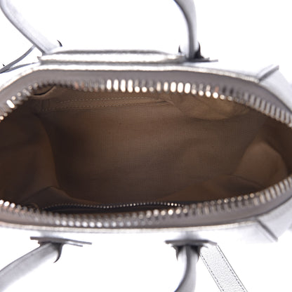 Givenchy Metallic Sugar Goatskin Mini Antigona Silver 5 of 11