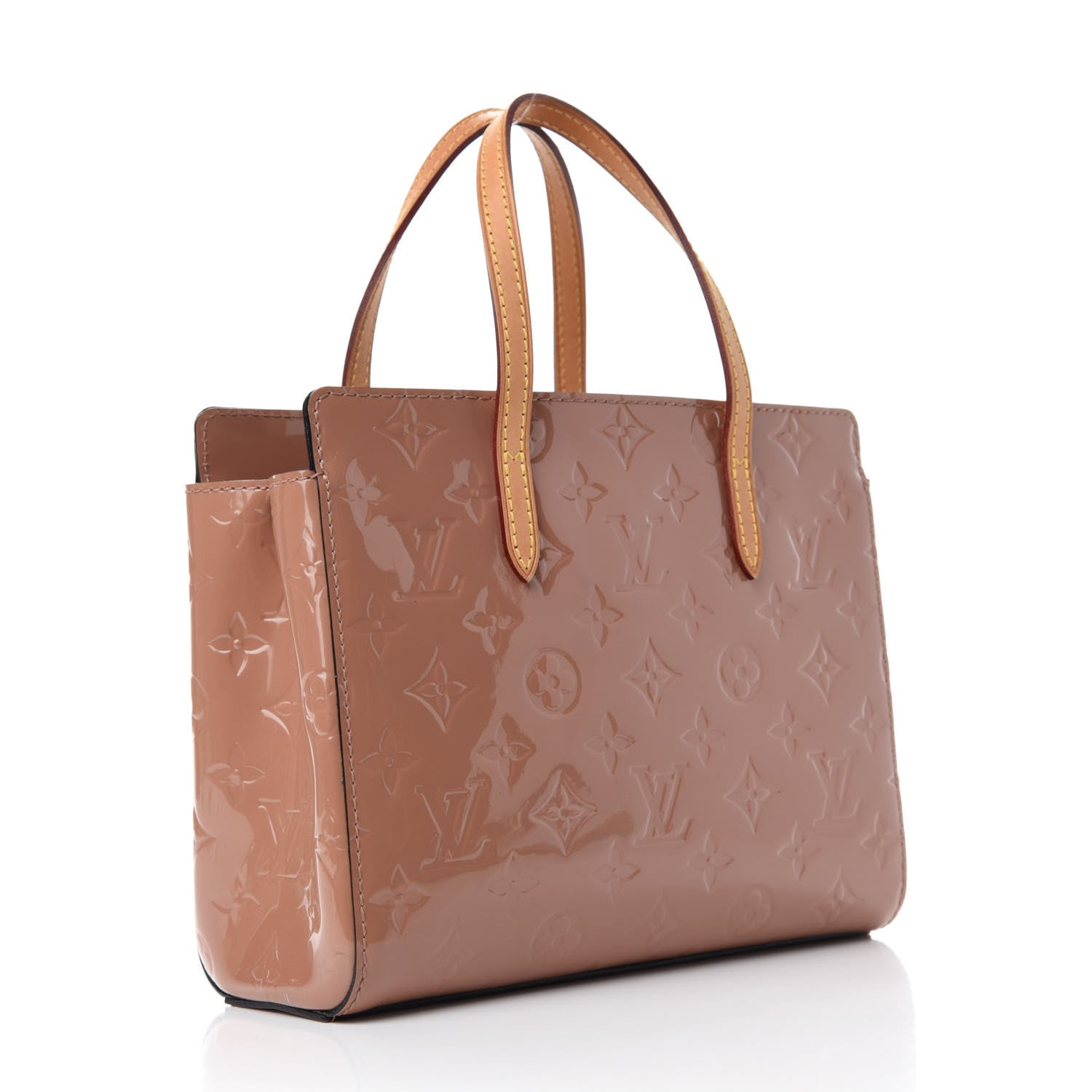 Louis Vuitton Vernis Catalina BB Rose Velours 3 of 10