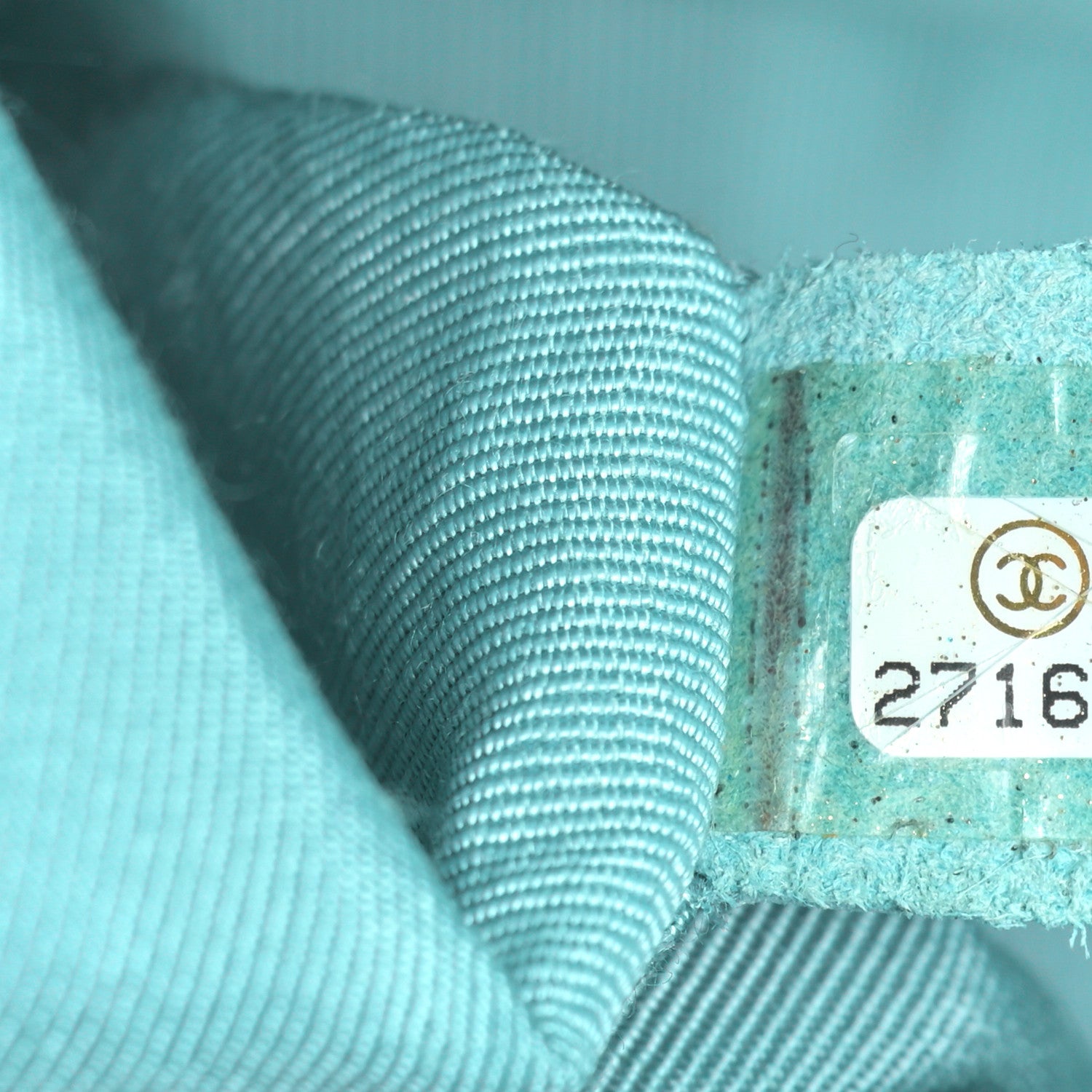 Chanel Lambskin Chevron Quilted Medium Boy Flap Turquoise 7 of 9