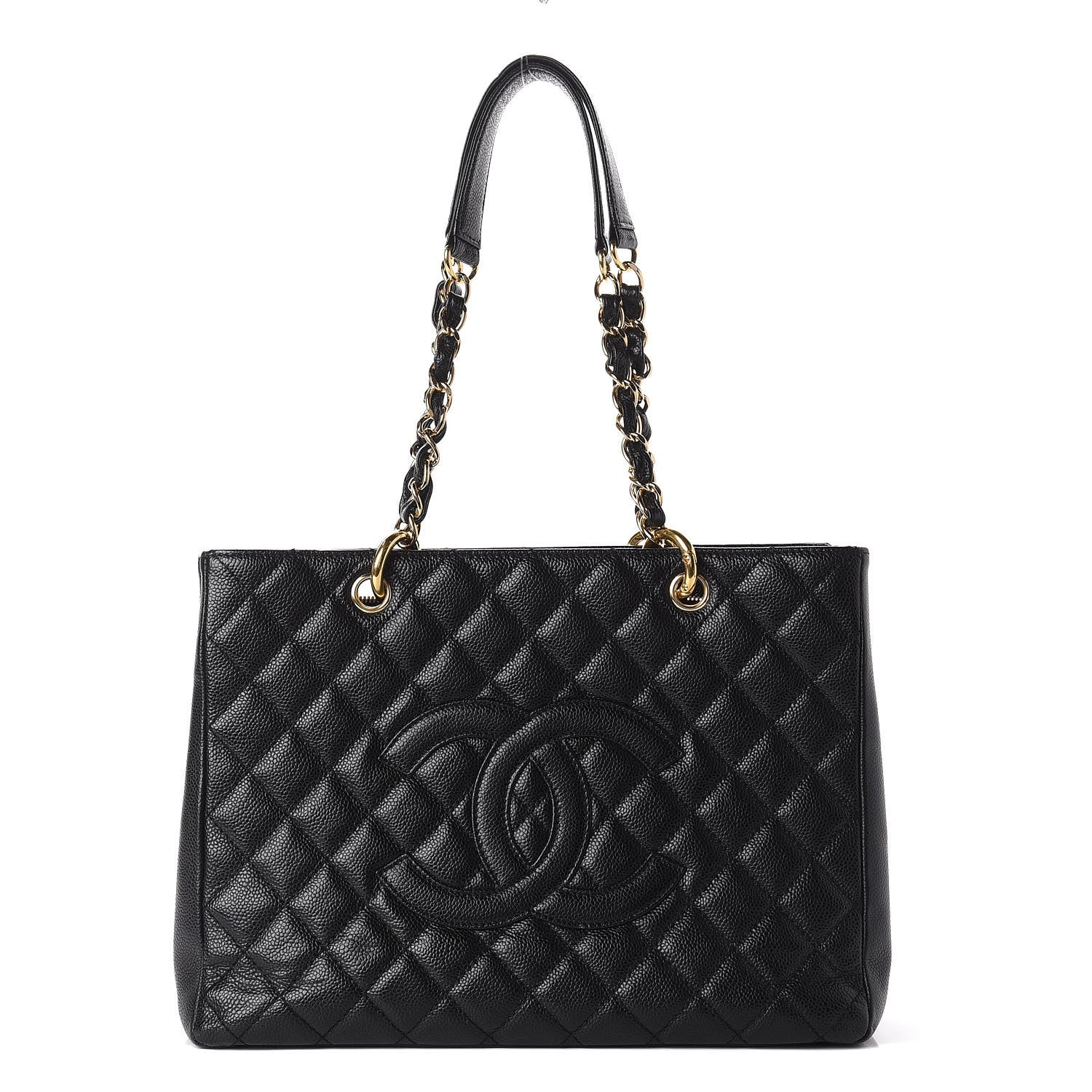 Chanel Caviar Quilted Grand Shopping Tote GST Black 1 of 11
