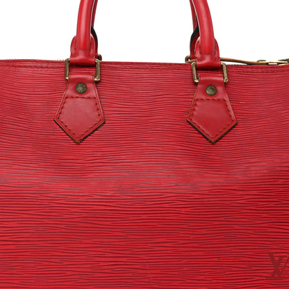 Louis Vuitton Epi Speedy 25 Castillan Red 8 of 15