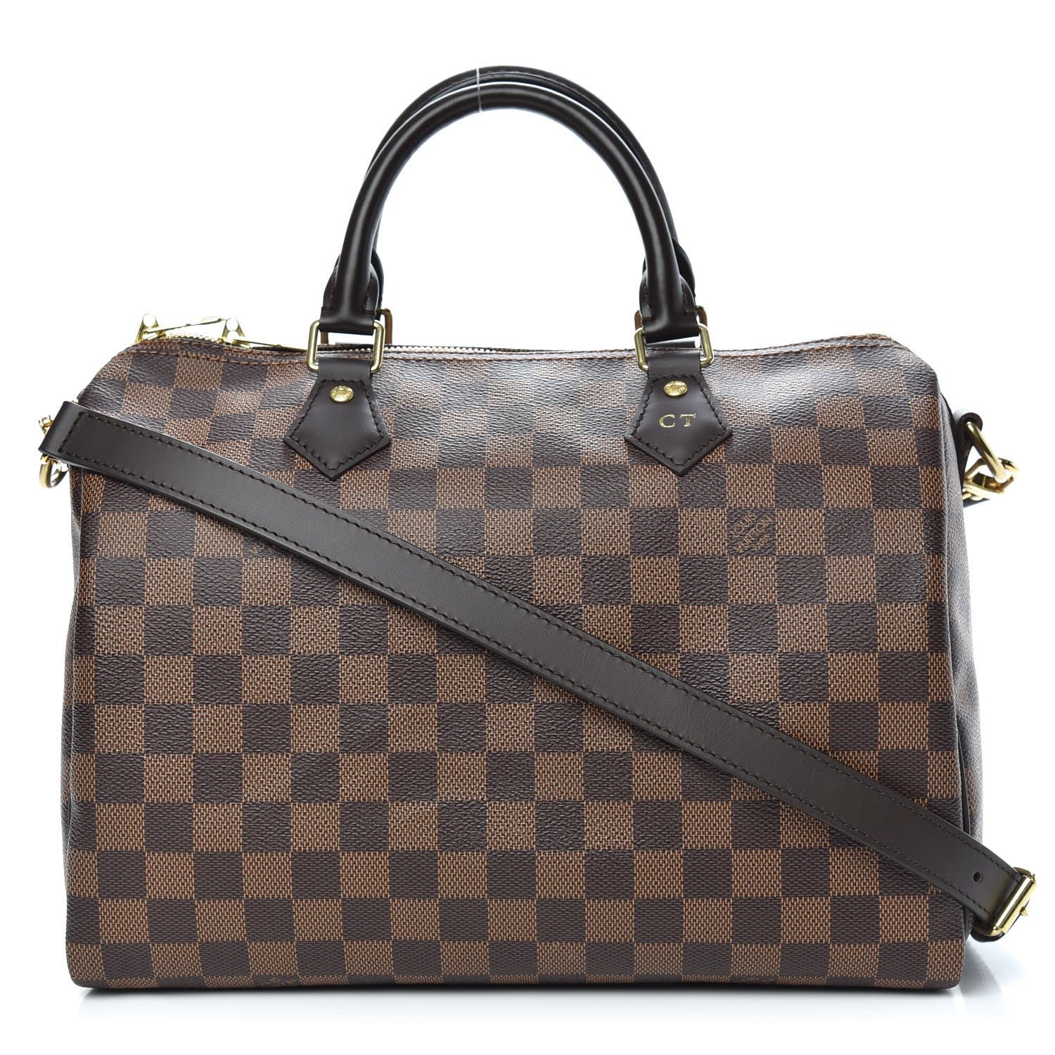 Louis Vuitton Damier Ebene Speedy Bandouliere 30 1 of 11