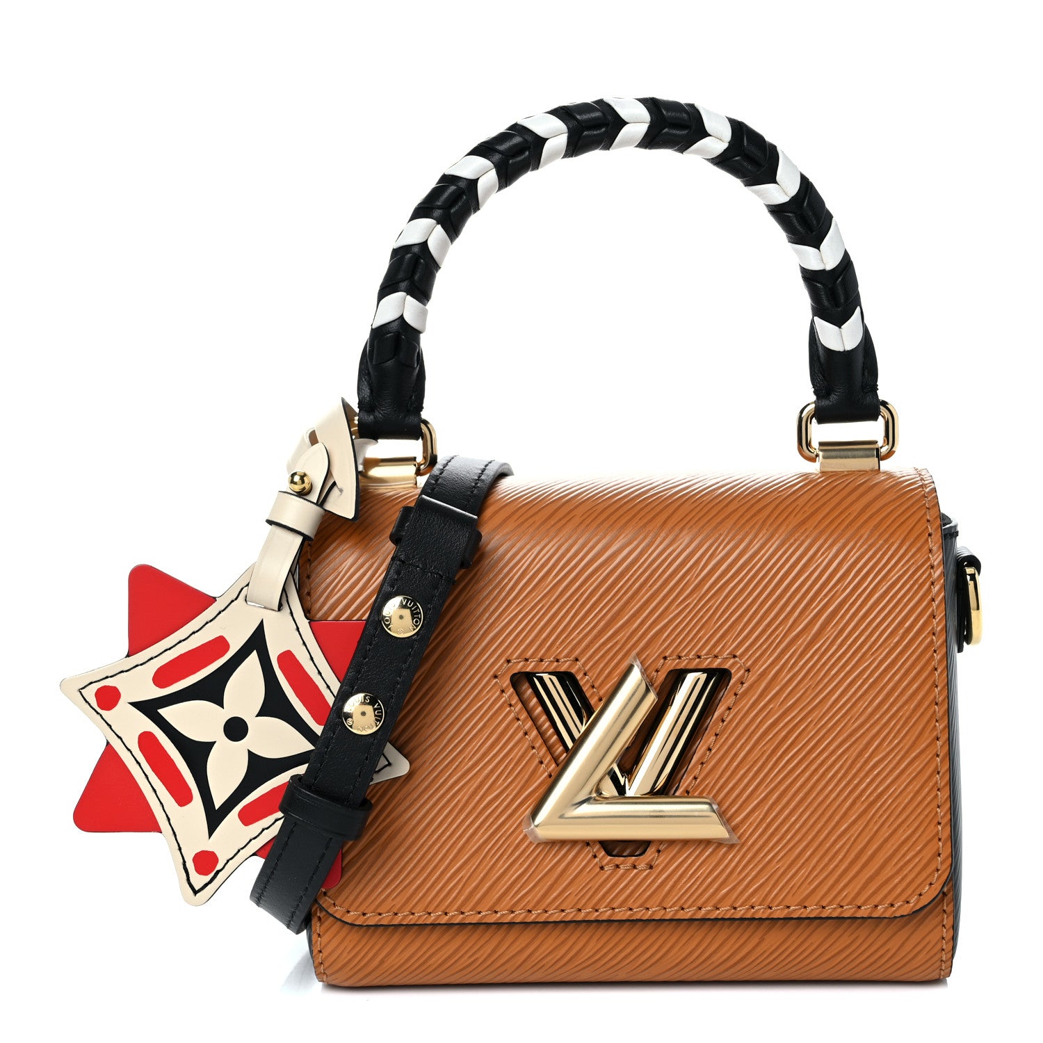 Louis Vuitton Epi Crafty Twist Shoulder Bag Mini Caramel 1 of 8