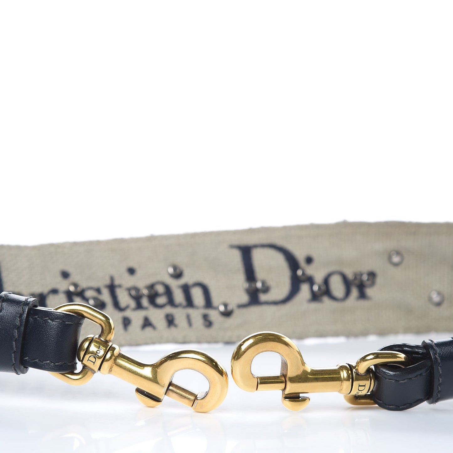 Oblique Studded Shoulder Strap Blue