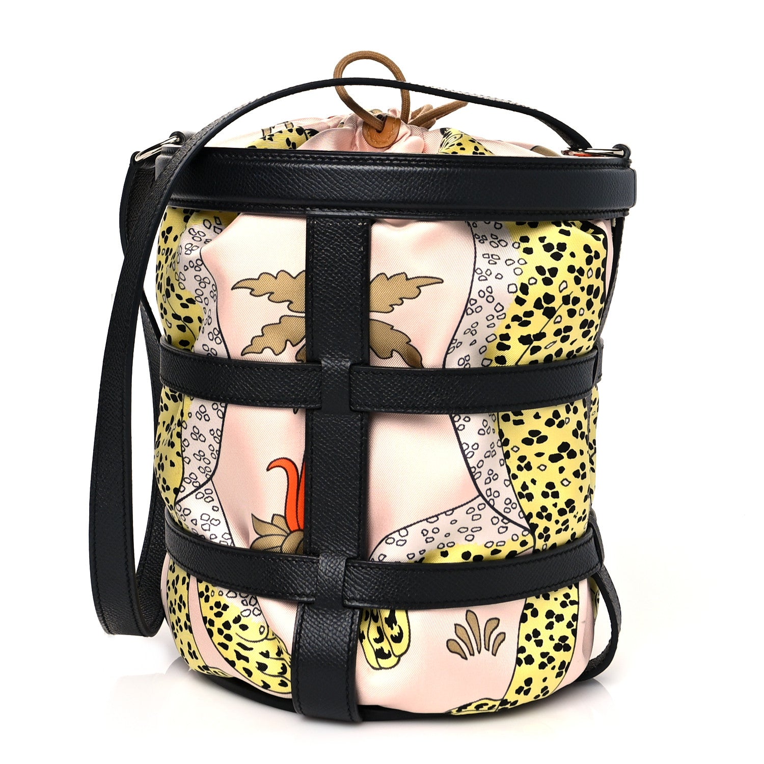 Hermes Epsom Silk Les Leopards Musardine Bag Black 1 of 10