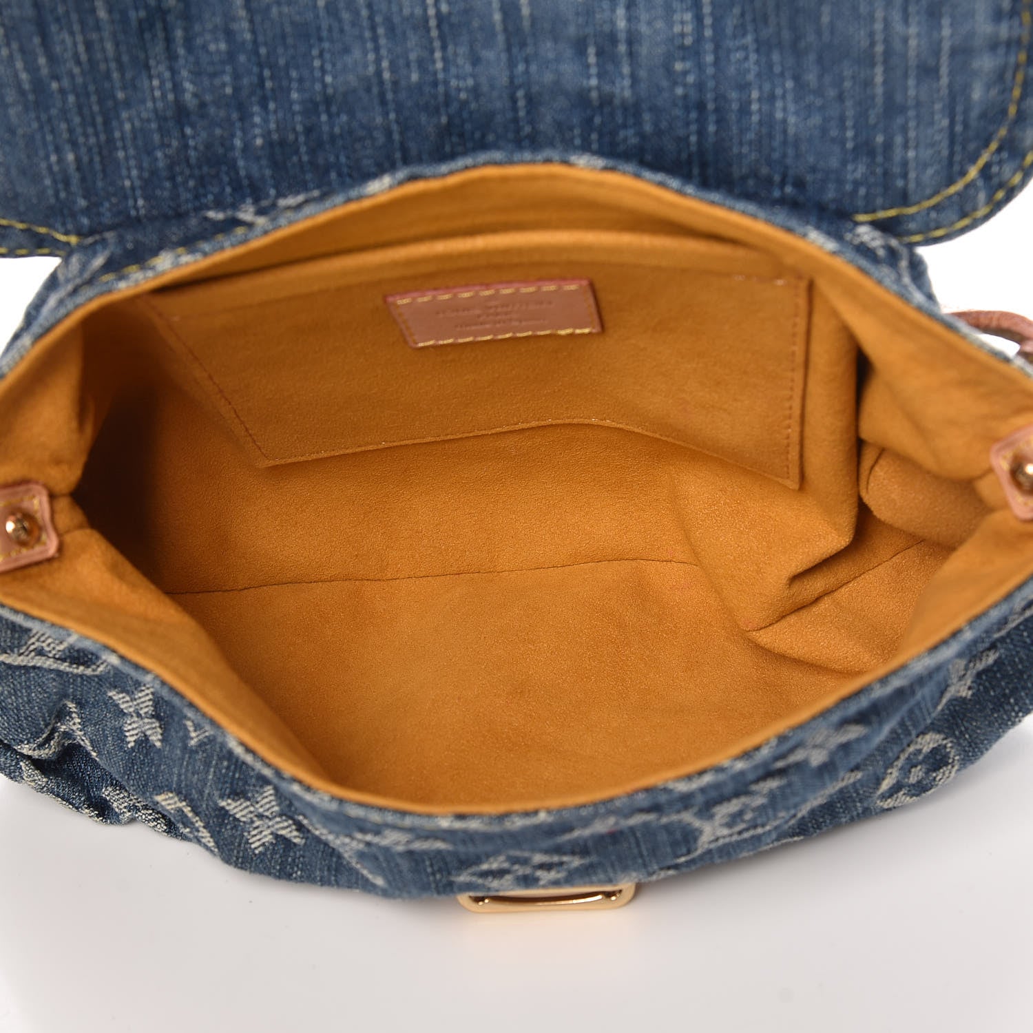 Louis Vuitton Monogram Denim Mini Pleaty Blue 5 of 9
