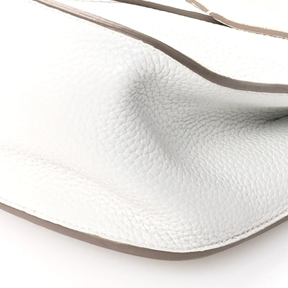 Hermes Taurillon Clemence Halzan 31 GM Craie 10 of 10