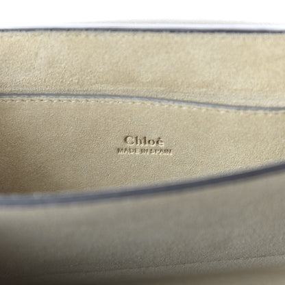 Chloe Suede Calfskin Small Faye Shoulder Bag Motty Grey 8 of 9