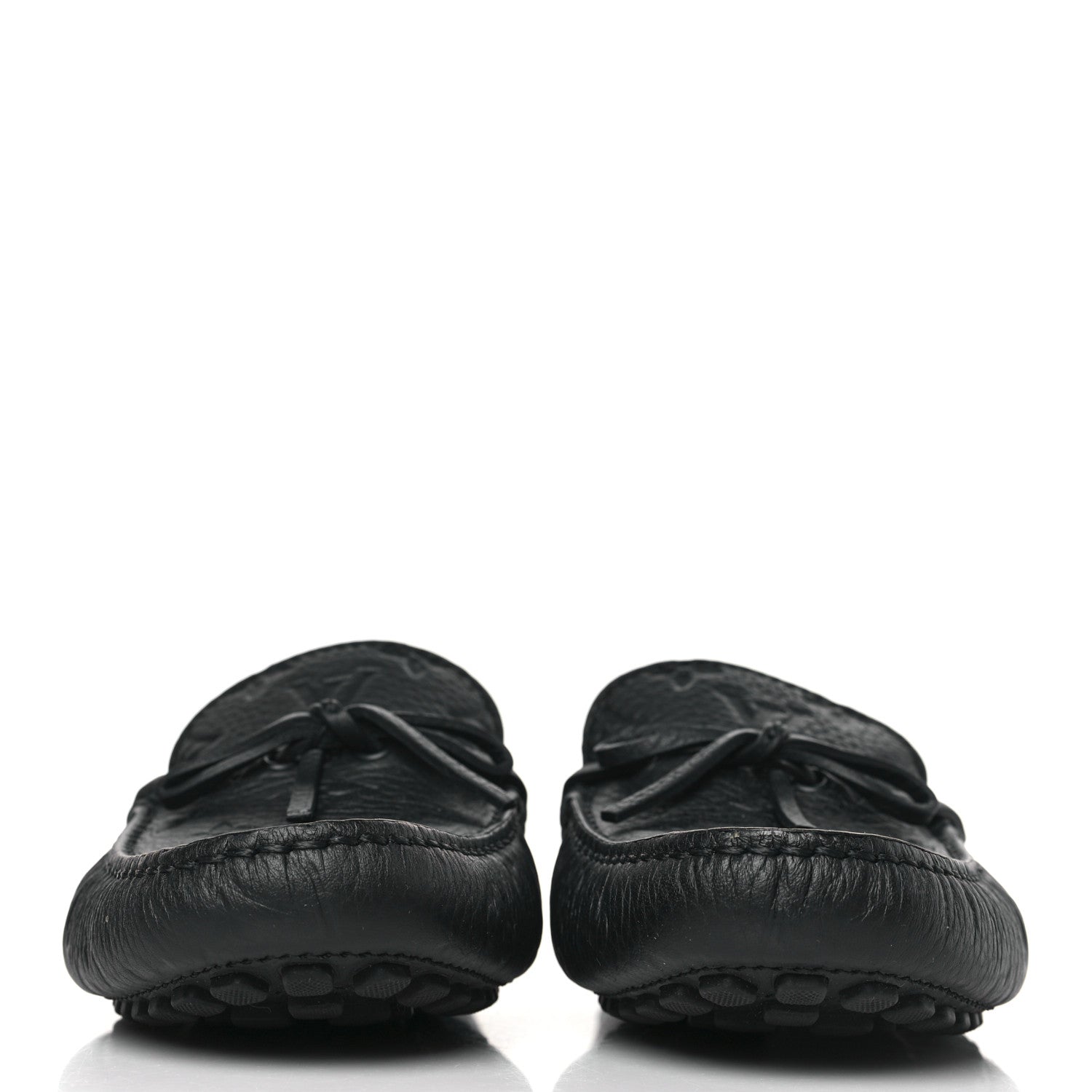 Louis Vuitton Empreinte Mens Arizona Car Shoe Moccasin Loafers 8 Black 2 of 7