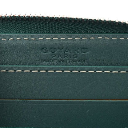 Goyard Goyardine Matignon PM Wallet Green 6 of 8