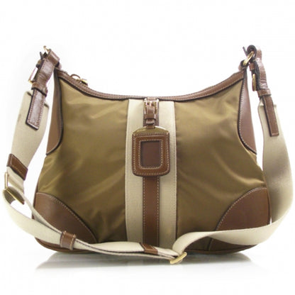 Prada Tessuto Nylon Striped Shoulder Bag 1 of 11