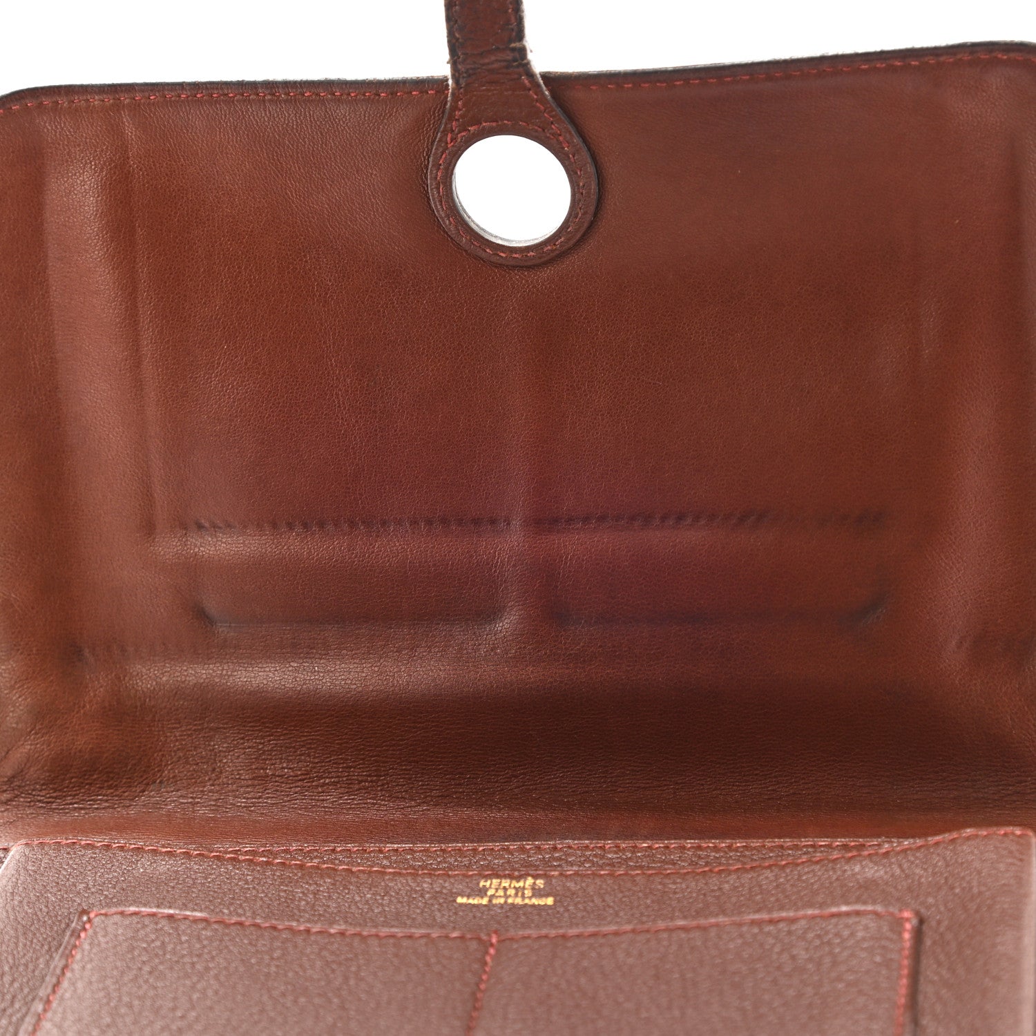 Hermes Togo Dogon Duo Wallet Havane 9 of 16