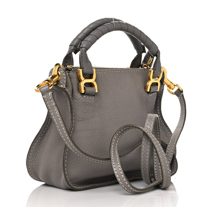 Chloe Calfskin Mini Marcie Satchel Cashmere Grey 3 of 9