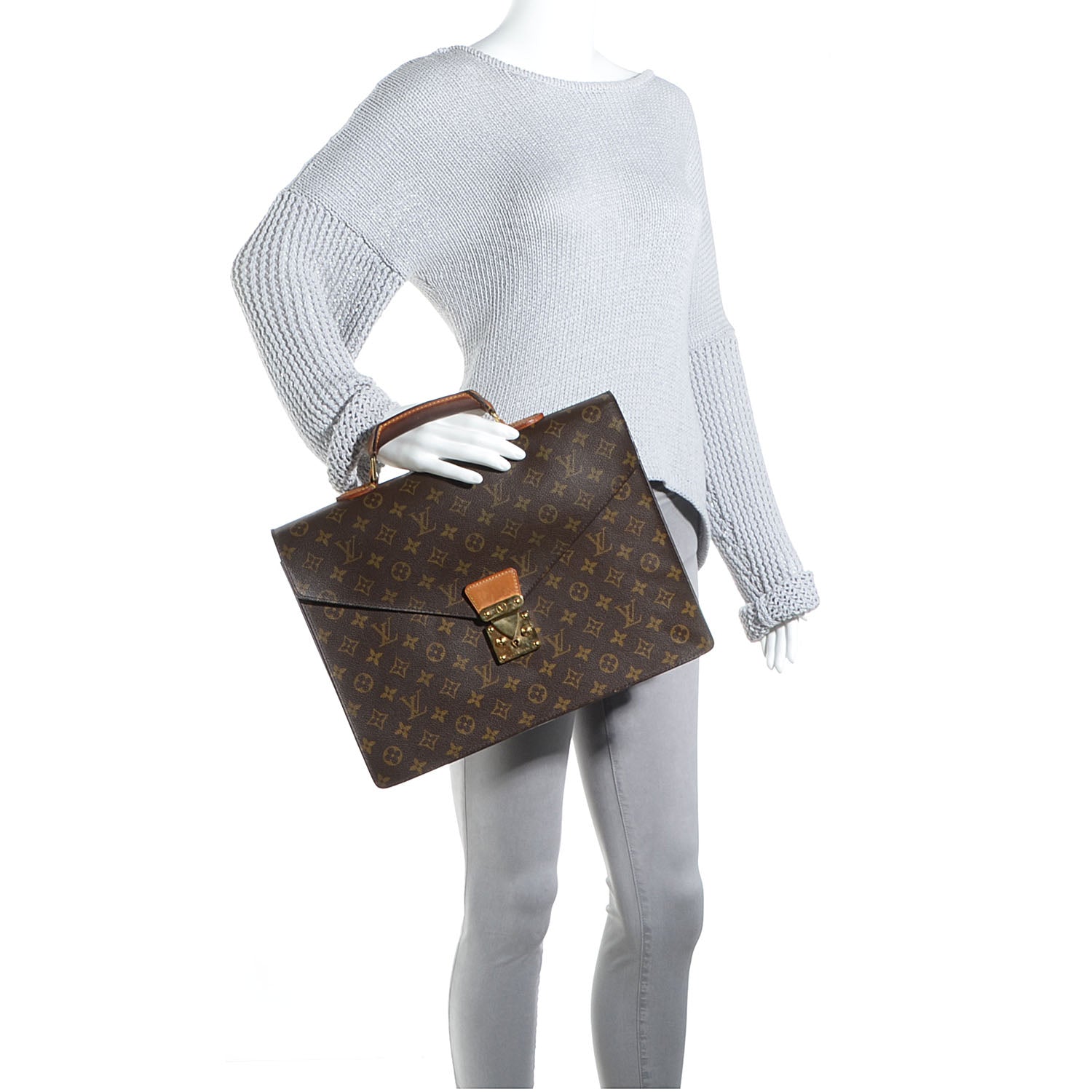 Louis Vuitton Monogram Serviette Conseiller Briefcase 2 of 7