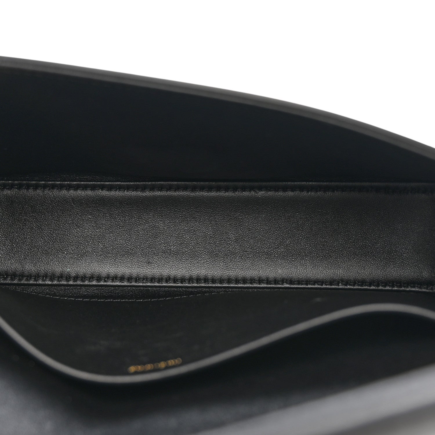 Celine Shiny Calfskin Triomphe Shoulder Bag Black 5 of 12