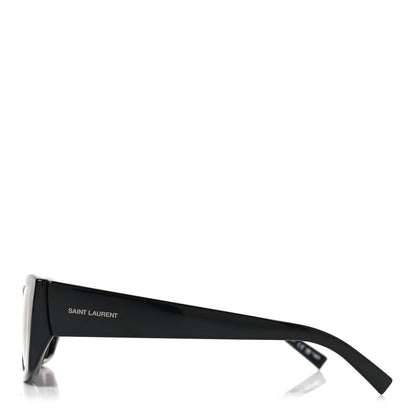 Saint Laurent Acetate Ultra Cat Eye Sunglasses SL 593 Black 3 of 8