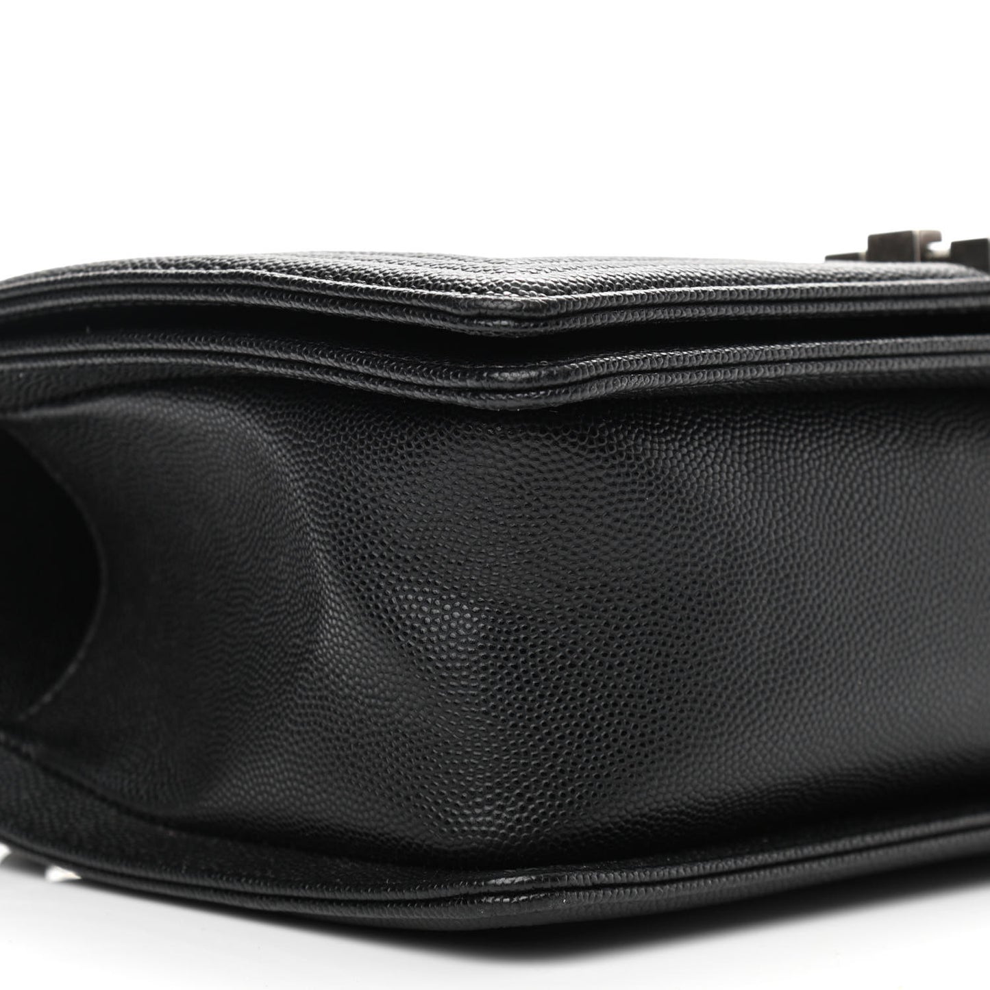 Caviar Quilted Medium Boy Flap Black