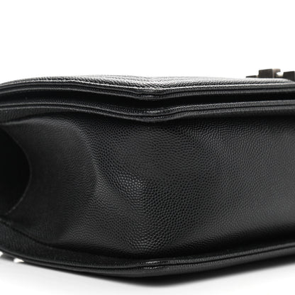 Chanel Caviar Quilted Medium Boy Flap Black 9 of 10