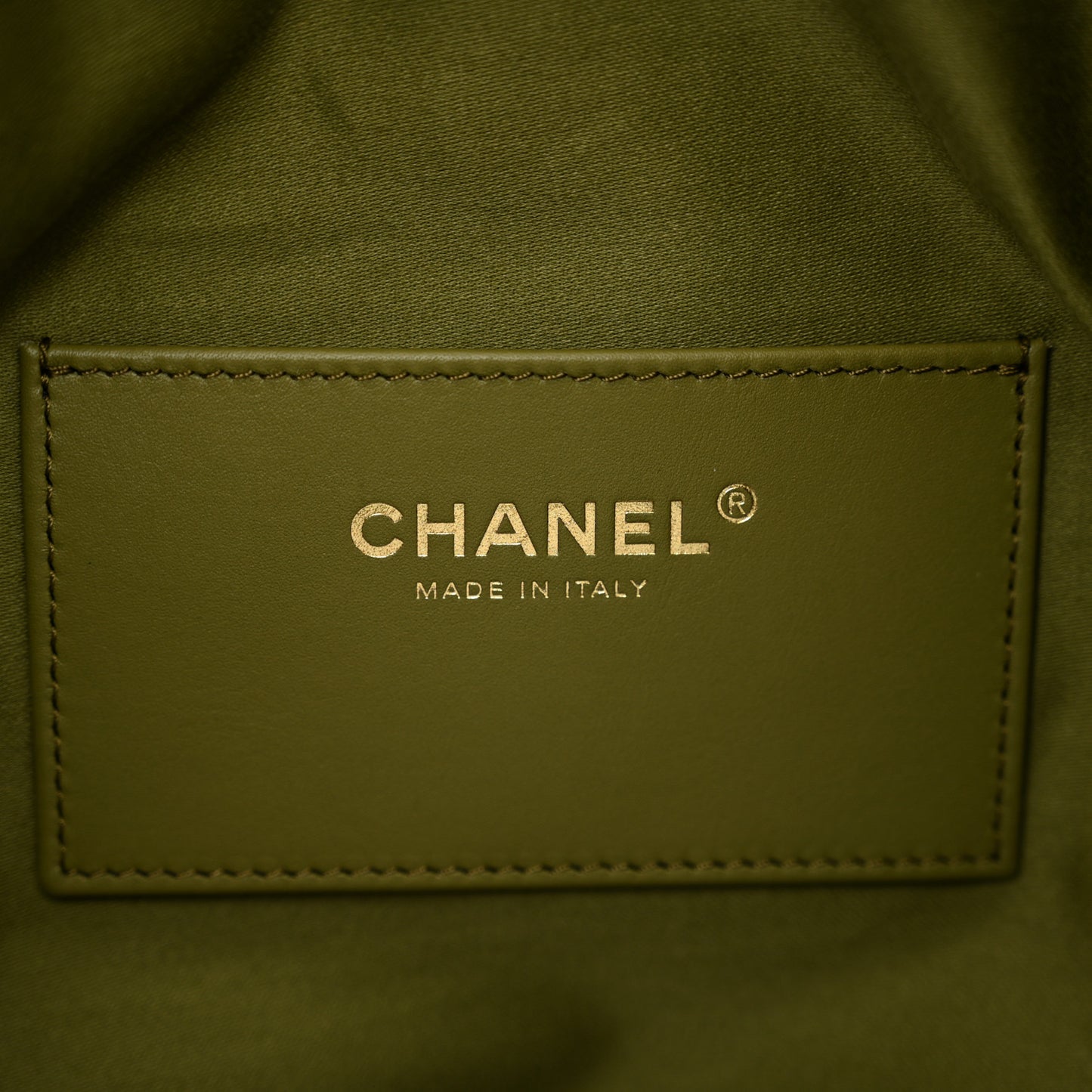 Suede Quilted Medium Chanel 25 Handbag Khaki