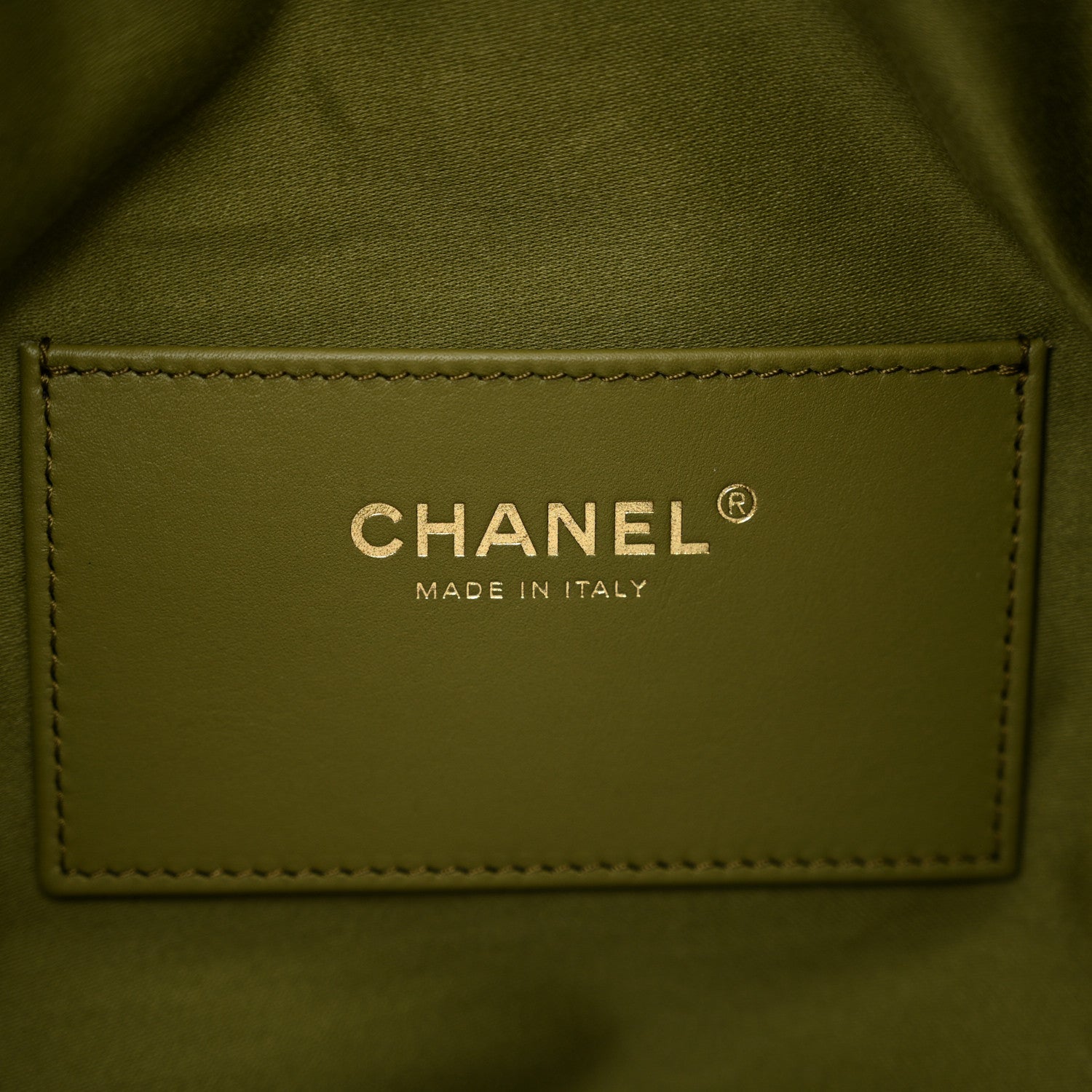 Chanel Suede Quilted Medium Chanel 25 Handbag Khaki 5 of 9