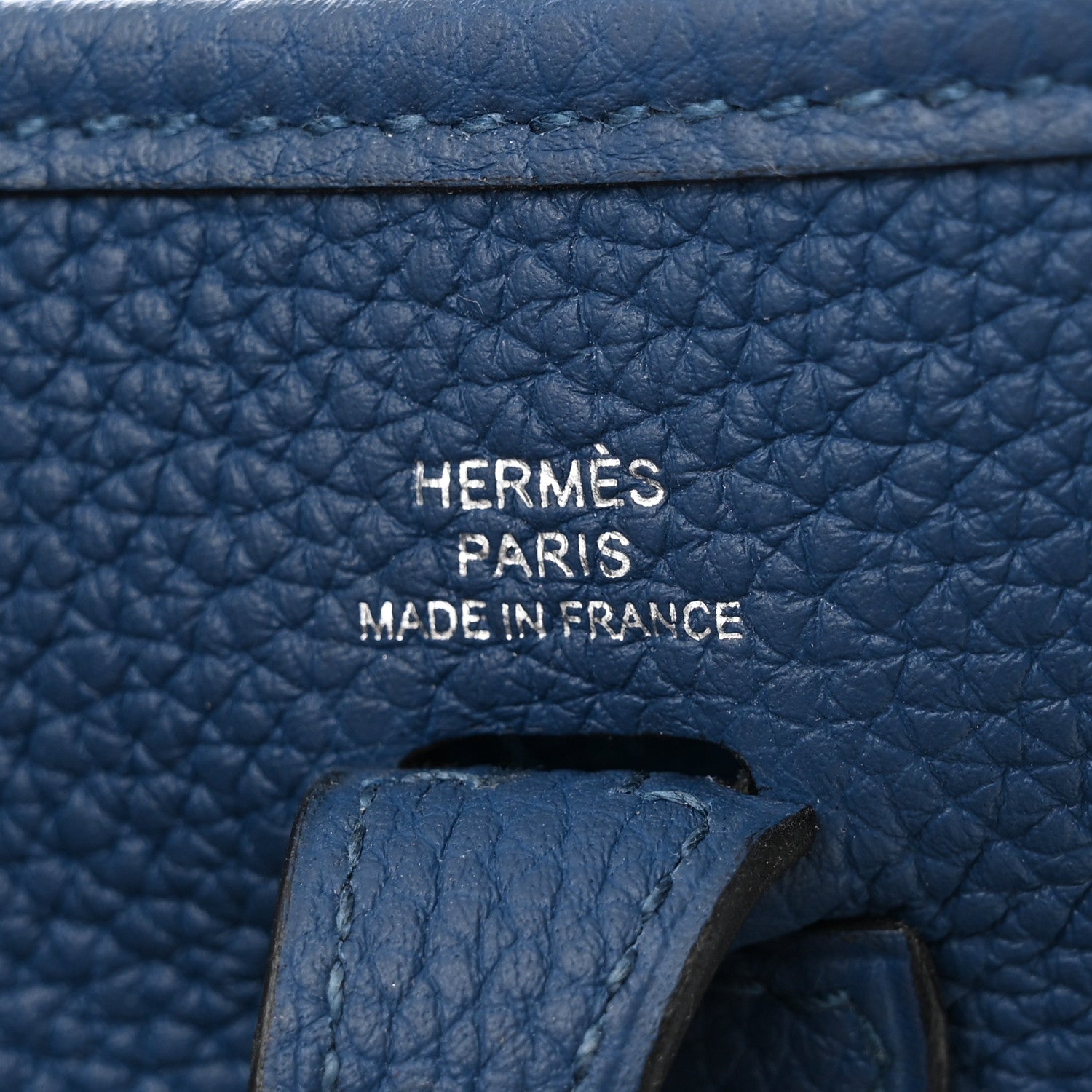 Hermes Taurillon Clemence Zigzag Evelyne TPM Bleu Saphir Bleu Zellige Indigo Black 6 of 11